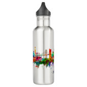 Lissabon - Skyline Edelstahlflasche (Links)