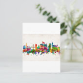 Lissabon - Skyline Feiertagspostkarte (Stehend Vorderseite)