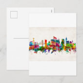 Lissabon - Skyline Feiertagspostkarte (Vorne/Hinten)