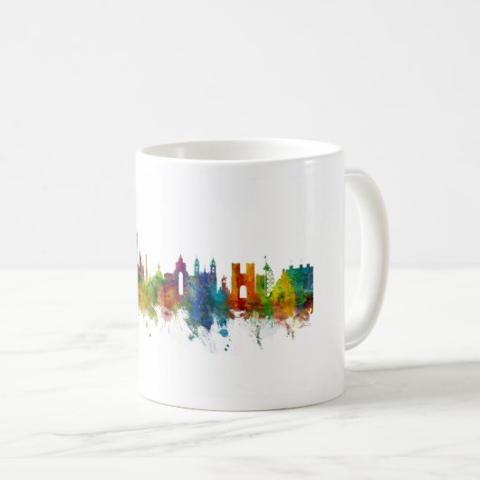 Lissabon - Skyline Kaffeetasse (VorderseiteRechts)