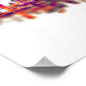 Lissabon - Skyline Poster (Ecke)