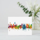 Lissabon - Skyline Postkarte (Stehend Vorderseite)