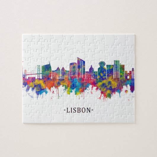 Lissabon - Skyline Puzzle (Horizontal)