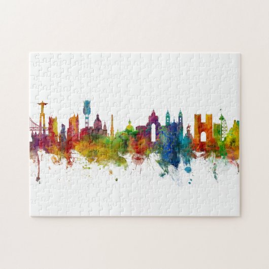Lissabon - Skyline Puzzle (Horizontal)
