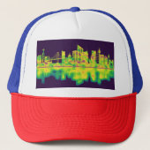 Lissabon - Skyline Truckerkappe (Vorderseite)