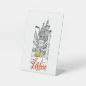 Lissabon Sockelschild (Vorderseite)