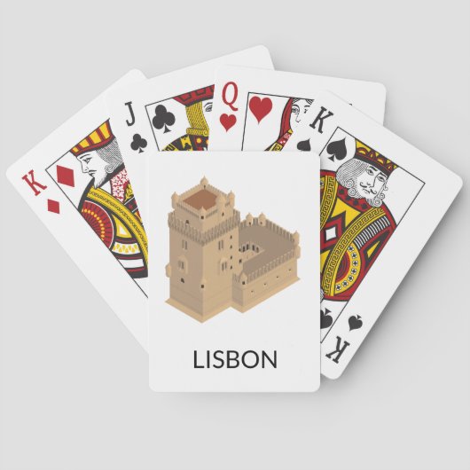 Lissabon Spielkarten (Rückseite)
