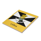 Lissabon-Stadt-Flaggen-Keramik-Fliese Fliese (Seite)