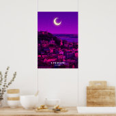 Lissabon Stadt Poster (Küche)