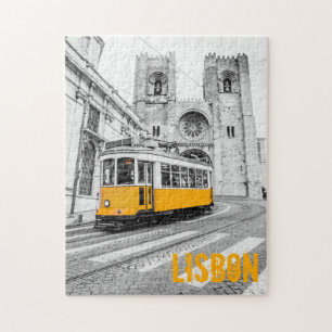 Lissabon-Straßenbahn Portugal historische Straßenb Puzzle