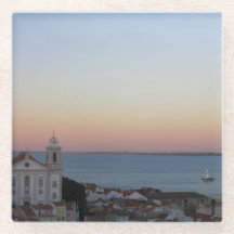 Lissabon Sunset Views Portugal Foto