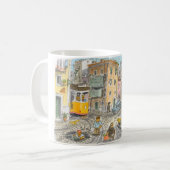 Lissabon-Tasse Kaffeetasse (Vorderseite Links)