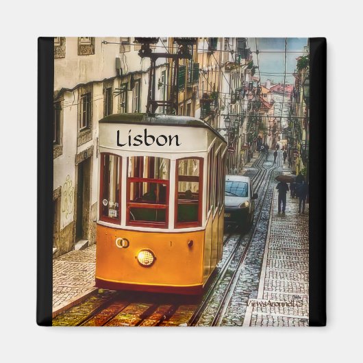 Lissabon Tram Magnet (Vorne)