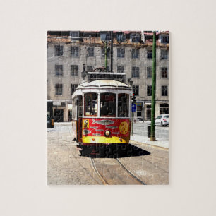 Lissabon-Tram-Puzzlespiel Puzzle