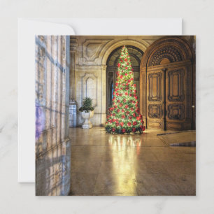 Lissabon-Tür-Weihnachtskarte von Sidewalk Safari Feiertagskarte