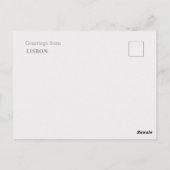 Lissabon, Türen zur Welt, Reise-Postkarten Postkarte (Rückseite)