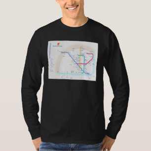 Lissabon Untergrundkarte Portugal T-Shirt