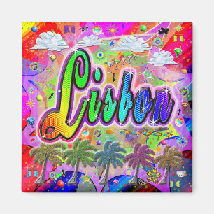 Lissabon Vista Express Magnet