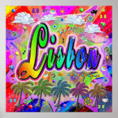 Lissabon Vista Express Poster (Vorne)