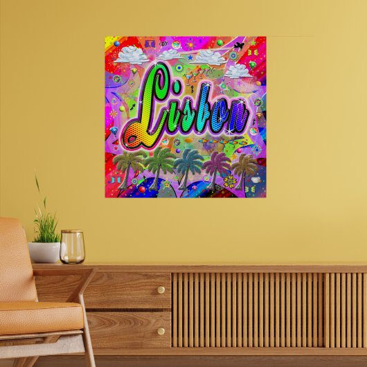 Lissabon Vista Express Poster (Wohnzimmer 2)