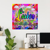 Lissabon Vista Express Poster (Heimbüro)