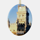 Lissabon-Weihnachtsverzierung Keramikornament (Rechts)