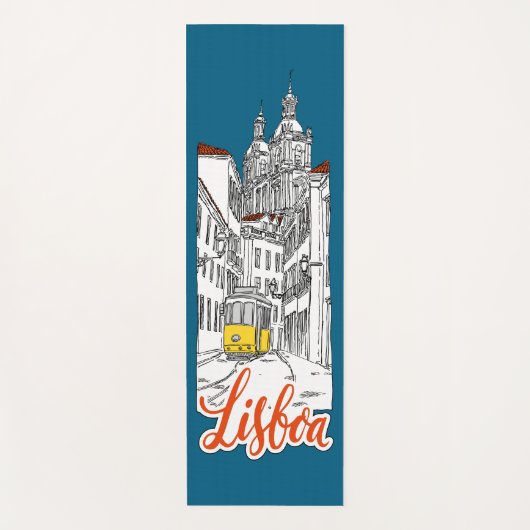 Lissabon Yogamatte (Vorderseite)