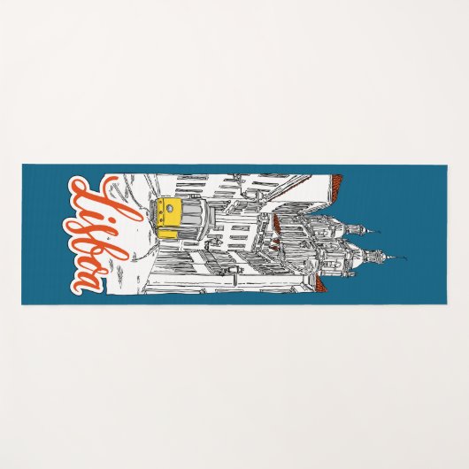 Lissabon Yogamatte (Vorderseite (Horizontal))