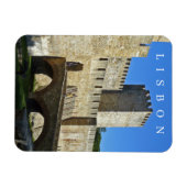 Lissaboner Burgblick Kühlschrankmagnet Magnet (Horizontal)