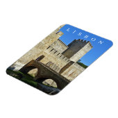 Lissaboner Burgblick Kühlschrankmagnet Magnet (Linke Seite)