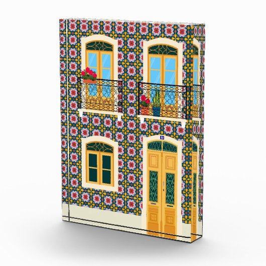 Lissaboner Haus mit Fliesen Fotoblock (Rechts)