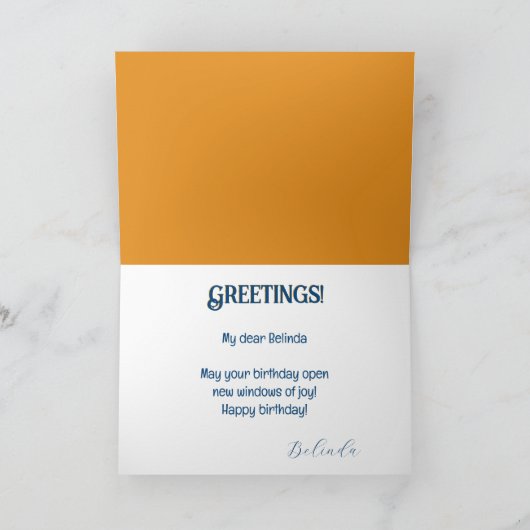 Lissaboner Haus mit Fliesen Karte (Innenseite)