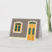 Lissaboner Haus mit Fliesen Karte (Vorderseite)