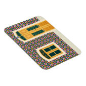 Lissaboner Haus mit Fliesen Magnet (Rechte Seite)