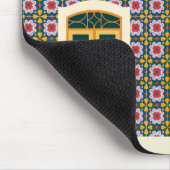 Lissaboner Haus mit Fliesen Mousepad (Ecke)