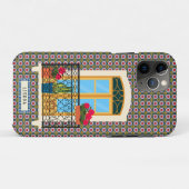 Lissaboner Hausfenster mit Pflanze und Fliesen Case-Mate iPhone Hülle (Rückseite (Horizontal))