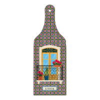 Lissaboner Hausfenster mit Pflanze und Fliesen