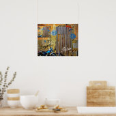 Lissabonner Reisesammlung Poster (Küche)