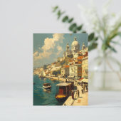 Lissabons Tagus: Vintager Flussarm Postkarte (Stehend Vorderseite)