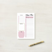 Lista de verificación de planificación post-it klebezettel (Auf Schreibtisch)