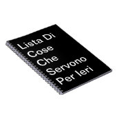 Lista di Cose Che Servono Per Ieri Notizblock (Rechte Seite)