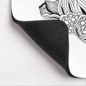 Listakora Blume Mousepad (Ecke)