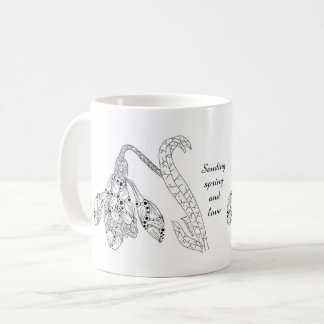 Listakora Blumen-Kaffee-Tasse - kundengerecht Kaffeetasse