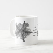 Listakora Seashell-Kaffee-Tasse - kundengerecht Kaffeetasse (Vorderseite Links)