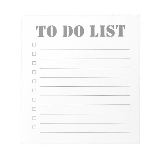 Liste ausführen - 40-Seiten-Editor Notizblock (Vorderseite)