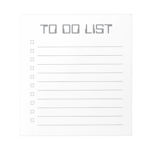 Liste ausführen - 40-Seiten-Editor Notizblock (Vorderseite)