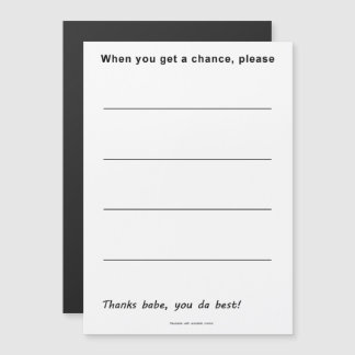 Liste ausführen magneteinladung