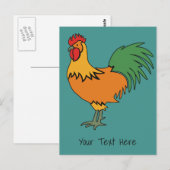 Liste benutzerdefinierter Text- und Farbpostkarten Postkarte (Vorne/Hinten)