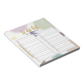 Liste der Abstrakten Pinselstriche mit niedlicher Notizblock (angewinkelt)