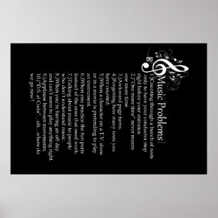 Liste der allgemeinen Probleme Poster